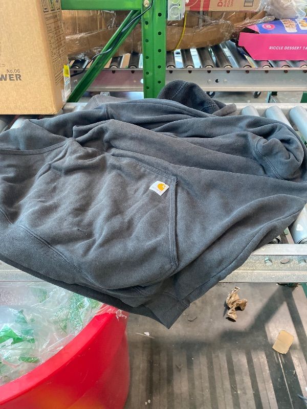 Photo 1 of [MINOR DAMAGE] Carhartt Men's Iconic K288 Logo Sweatshirt, Black, 3X-Large Tall