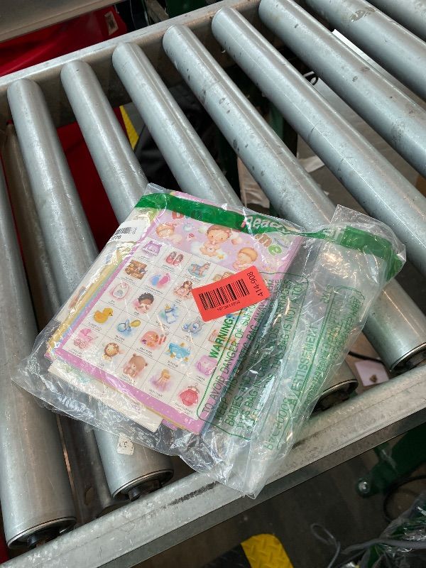 Photo 1 of [CLERK NOTES] [MISSING PARTS] TAKEALOOKO Baby Shower Bingo Game - Bilingual English Spanish Bingo Cards for 24 Players, Gender Reveal Party Games for Baby Shower Activities Family Party Favors Supply