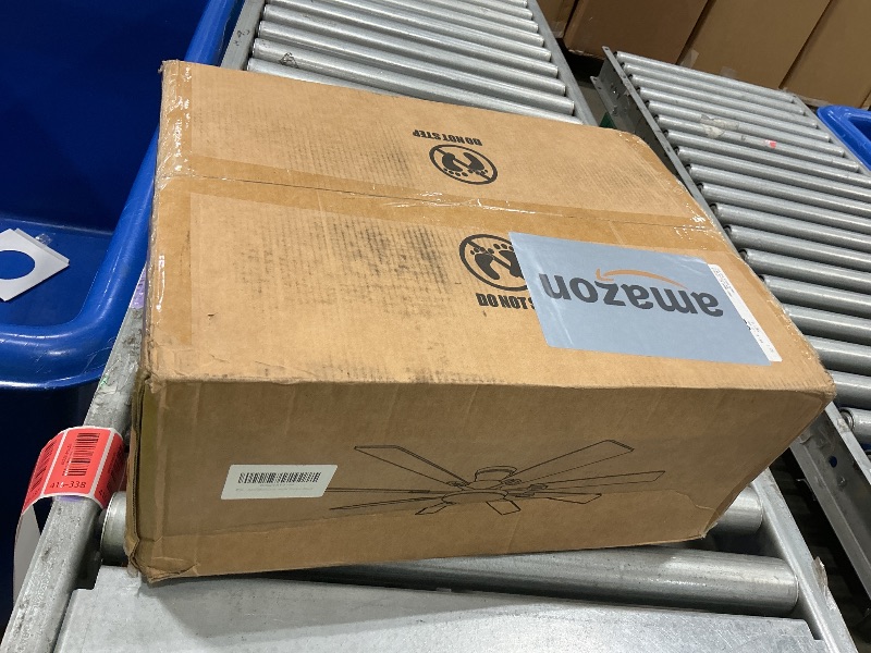 Photo 1 of ** NOT FUNCTIONAL ** ***07/19 SOLD FOR PARTS // FINAL SALE ***
JSAITEE 60Inch Ceiling Fan with Lights and Remotes, Large Low Profile Flush Mount Ceiling Fans,DC Reversible Motor, 3CCT Dimmable,Noiseless,Dual Finish, Brown 6 Speeds Ceiling Fan for Indoor/