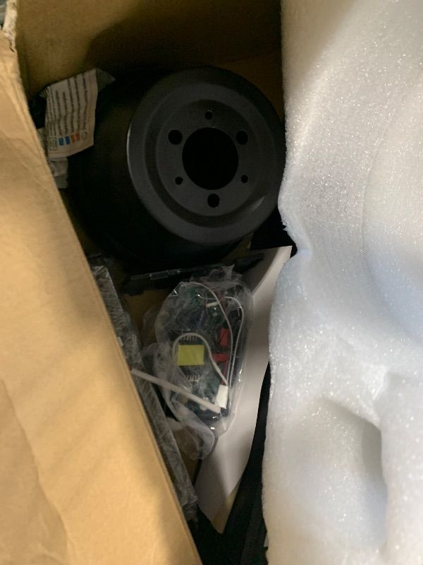 Photo 1 of ** NOT FUNCTIONAL ** ***07/19 SOLD FOR PARTS // FINAL SALE ***
JSAITEE 60Inch Ceiling Fan with Lights and Remotes, Large Low Profile Flush Mount Ceiling Fans,DC Reversible Motor, 3CCT Dimmable,Noiseless,Dual Finish, Brown 6 Speeds Ceiling Fan for Indoor/
