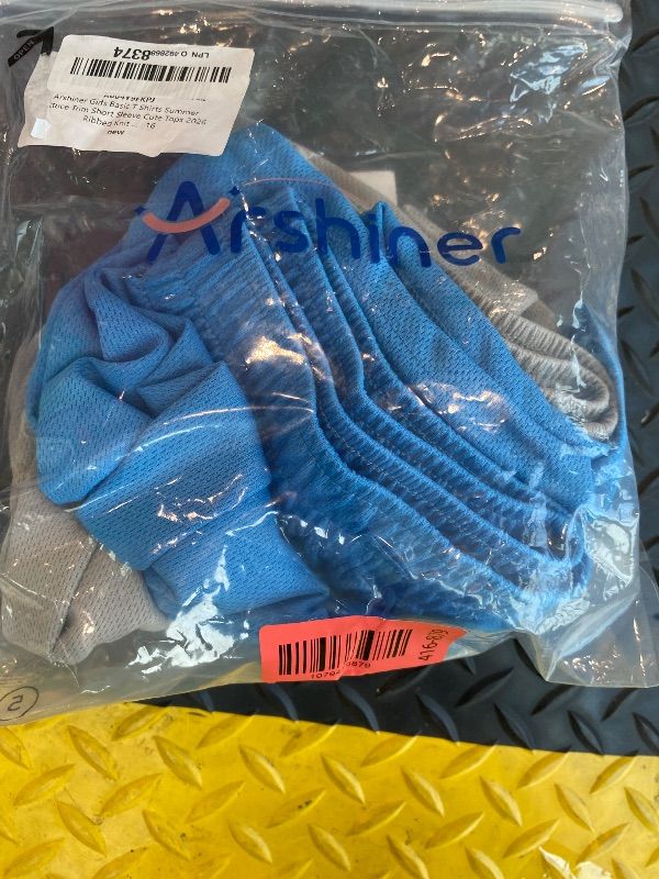 Photo 1 of [ ONLY BLUE AND GREY SHORTS] Resinta Girls Athletic Mesh Shorts Basketball Soccer Active Sports Gym Shorts for Youth Kids