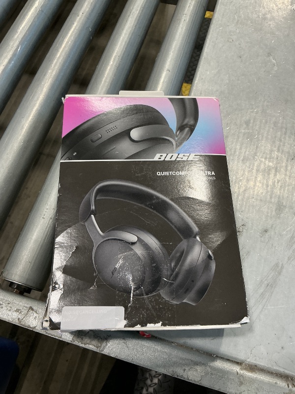 Photo 1 of [DAMAGED/MISSING PARTS] Bose QuietComfort Ultra Wireless Noise Cancelling Headphones with Spatial Audio, Over-The-Ear Headphones with Mic, Up to 24 Hours of Battery Life, Black (Renewed)