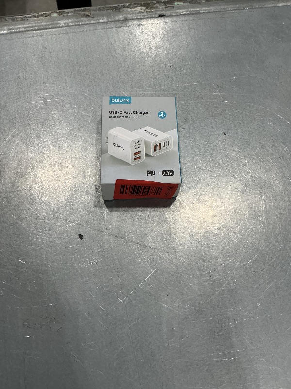 Photo 1 of [2-Pack] 40W USB C Charger Cube, Wall Plug Fast Charging Block, 4-Port PD+QC Power Adapter Multiport Brick Type C Box for iPhone 17/16/15/14/13/12/11/Pro Max/XS/XR/8/7, Tablets, Samsung
