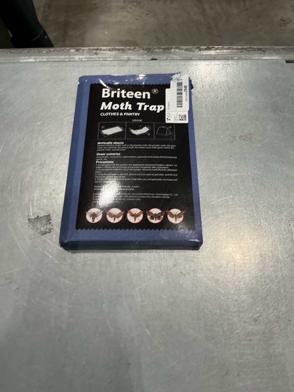 Photo 1 of 10 Pack Pantry Moth Traps Safe and Effective for Food and Clothing- Glue Traps with Pheromones for Wool Closet Carpet Food and Cupboard