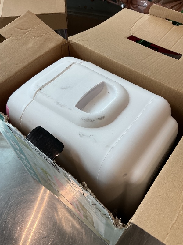 Photo 1 of [MINOR DAMAGE] Cooluli Mini Fridge for Bedroom - Car, Office Desk & Dorm Room - Portable 4L/6 Can Electric Plug In Cooler & Warmer for Food, Drinks, Skincare Beauty & Makeup - 12v AC/DC & Exclusive USB Option, Pink