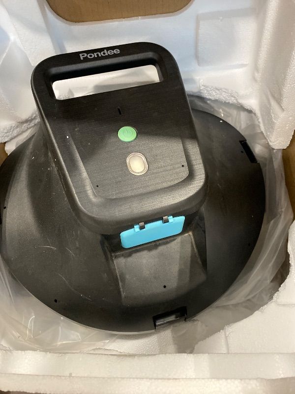 Photo 1 of {See Clerk Notes]Pondee X1 Robotic Pool Vacuum, Cordless Pool Cleaner with 120 Mins Runtime, Auto-Parking, 2.5h Fast Charging, Ideal for Above Ground Pool and Flat-Bottom Inground Pools up to 850 sq.ft