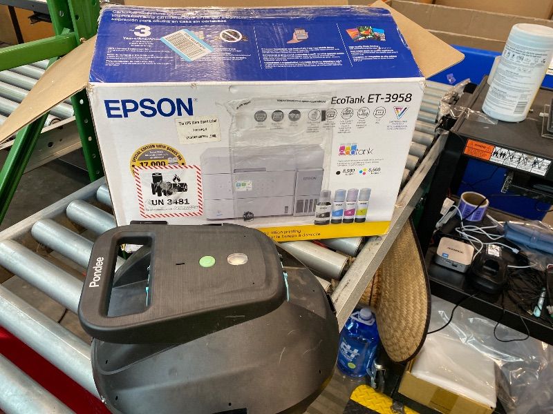 Photo 1 of {See Clerk Notes]Pondee X1 Robotic Pool Vacuum, Cordless Pool Cleaner with 120 Mins Runtime, Auto-Parking, 2.5h Fast Charging, Ideal for Above Ground Pool and Flat-Bottom Inground Pools up to 850 sq.ft