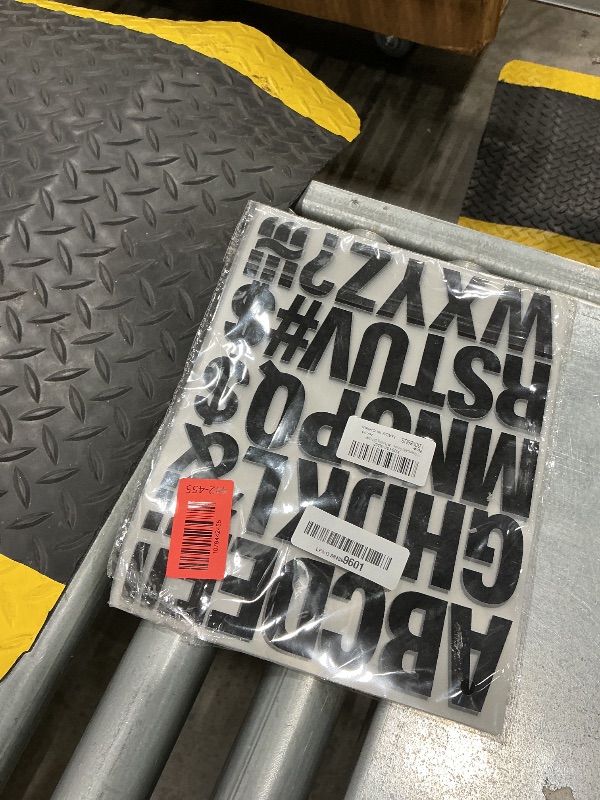 Photo 1 of 10 Sheets 440 Pieces Iron on Letters for Clothing, 2 Inch Heat Transfer Letters, Black Iron on Vinyl Letters with A-Z PU Alphabets Sticker for Fabric, Jersey T-Shirt Printing DIY Craft