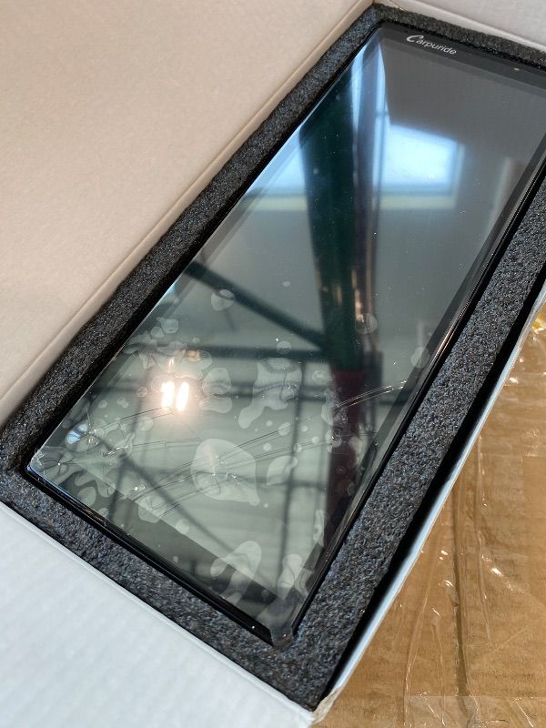 Photo 1 of [MAJOR DAMAGE] [NONFUNCTIONAL]Carpuride W903 Wireless Carplay & Android Auto with Dash Cam - 9.3" HD IPS Touch Car Play Screen for Car, 4K Front & 1080P Rear Camera, Loop Recording, Bluetooth Audio, Mirror Link, GPS