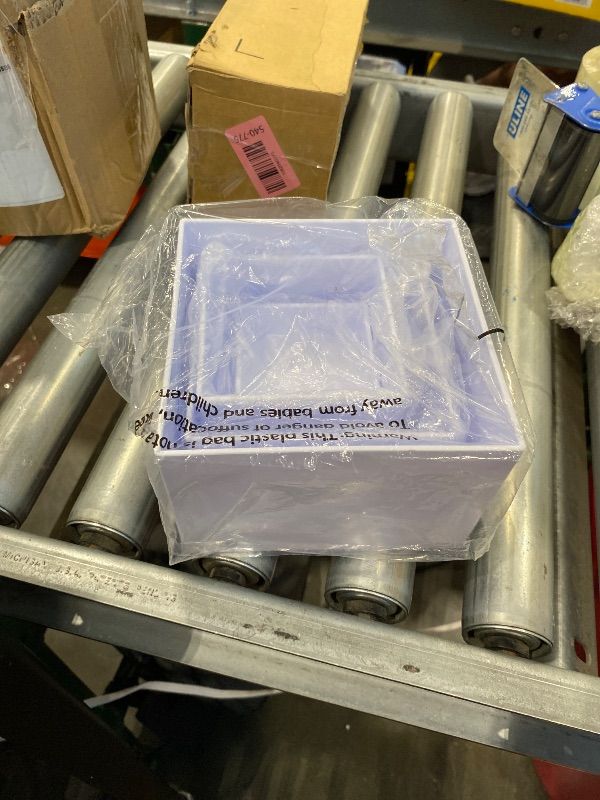Photo 1 of [3 risers missing] 6 Pcs Buffet Risers with Mini Sign and Maker, Food Risers Display Stands for Buffet Table Party Catering Dessert Jewelry Collectibles, Nesting Cube Boxes with Hollow Bottoms (8",7",6",5",4",3")