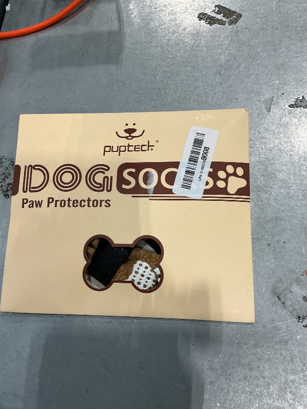 Photo 1 of !!USED!!
PUPTECK Anti-Slip Dog Socks with Double Sides Grips for Small Medium Large Dogs Hardwood Floors Prevents Licking, Dog Shoes for Hot Pavement Traction Control Paw Protector for Senior Dogs, Khaki XS