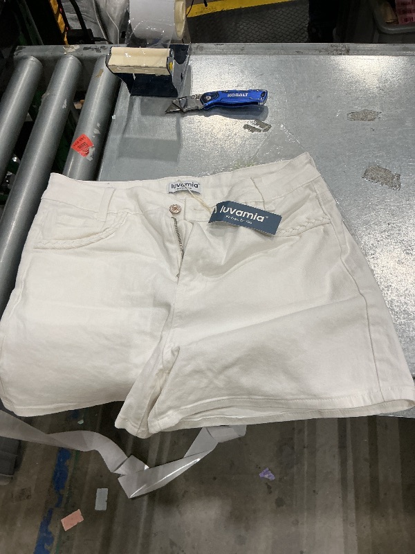 View 2 of Jeans Women's Denim City Short (2, White Light)