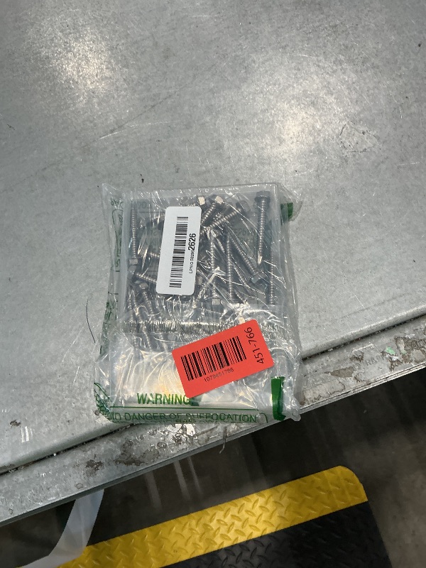 View 2 of #14 x 2 (25 Pack) Hex Washer Head Self Drilling Screws, Self Tapping Sheet Metal Tek Screws, 410 Stainless Steel