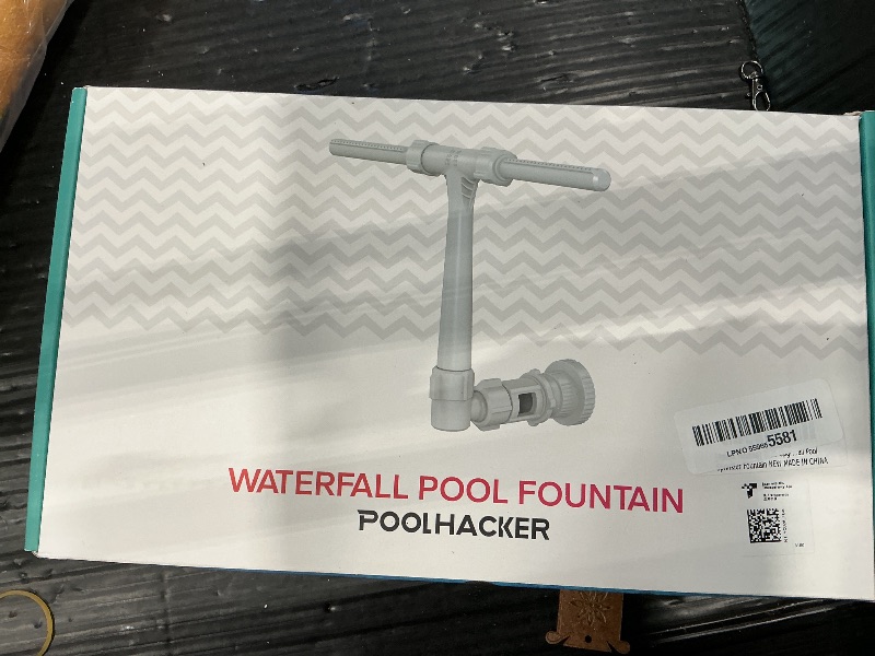 Photo 1 of [Patent Pending] 2025 Upgrade Pool Fountain - Dual Spray Water Fountains for Above Ground/Inground Pools, 2-in-1 Adjustable Waterfall Pool Sprinkler Fountain