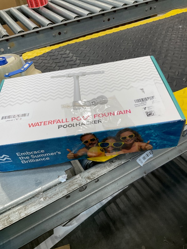 Photo 1 of [Patent Pending] 2025 Upgrade Pool Fountain - Dual Spray Water Fountains for Above Ground/Inground Pools, 2-in-1 Adjustable Waterfall Pool Sprinkler Fountain