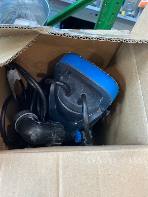 Photo 1 of [NONFUNCTIONAL] PANRANO Submersible Water Automatic Sump Pump 1HP Clean/Dirty Water Removal Pump 4000PGH With Float Switch Electric Portable Transfer Water Pump for Swimming Pool Garden Pond Basement Draining