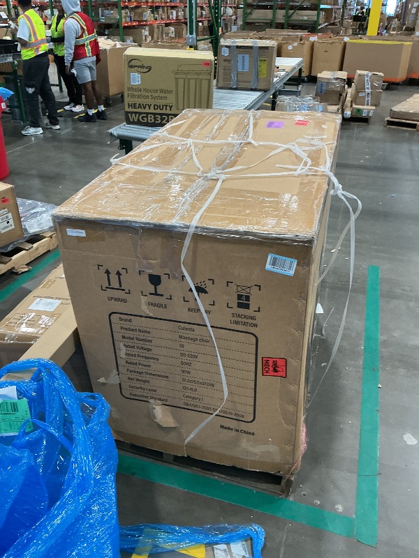 Photo 1 of ****Factory Sealed Never Opened***Culanta Massage Chair Full Body, Zero Gravity SL-Track Shiatsu Massage Recliner Chair with Body Scan, Airbags, Foot Rollers, Deep Yoga Stretch, Heating (U1-Black)
