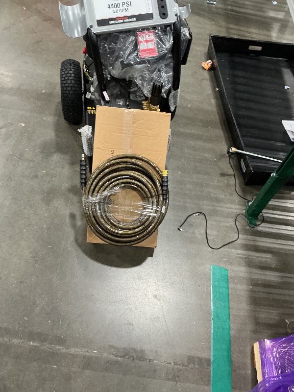 Photo 1 of ***UPDATED 7/26*** Simpson 3400 PSI Gas Pressure Washer, 2.5 GPM Residential Power Washer, Cold Water, 25' Hose, Clean Machine, 49-State Compliant (CM61083)