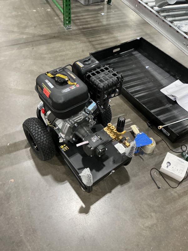 Photo 1 of ***UPDATED 7/26*** Simpson 3400 PSI Gas Pressure Washer, 2.5 GPM Residential Power Washer, Cold Water, 25' Hose, Clean Machine, 49-State Compliant (CM61083)