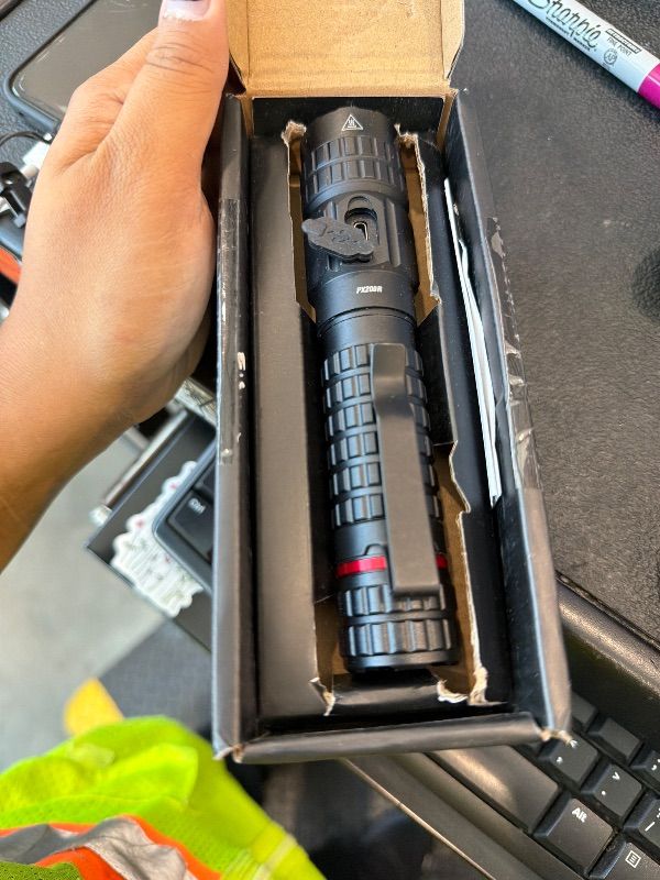 Photo 1 of *See Clerk Notes*Coast PX200R 2000 Lumen Rechargeable LED Flashlight, Twist Focus, USB-C, 2-Position Pocket Clip