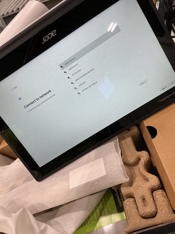 Photo 1 of ***COMPUTER LOCKED*** acer Chromebook Spin 311 Convertible Laptop | Intel Celeron N4000 | 11.6" HD Touch Corning Gorilla Glass Display | 4GB LPDDR4 | 64GB eMMC | Intel 802.11ac Gigabit WiFi 5 | Chrome OS | CP311-2H-C7QD