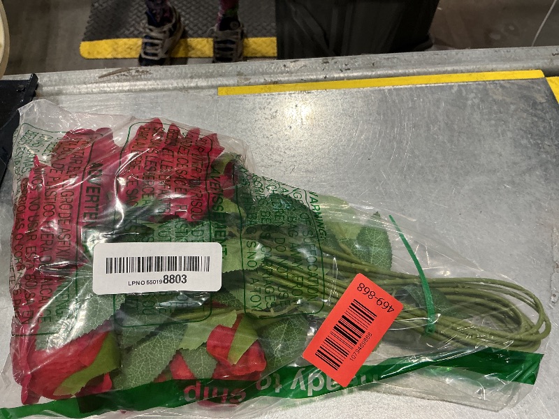 Photo 1 of ****Missing 40pcs****Waipfaru Red Roses Artificial Flowers Bulk, Real Touch Velvet Roses with Wrapping Paper, 50 Pcs Fake Flowers for Wedding Centerpieces Bridal Bouquet Valentines Mothers Day Graduation Decor