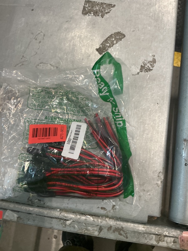 Photo 1 of (Real 18AWG) 10 Pairs 12V 5A DC Power Pigtail Barrel Plug Connector Cable, 2.1mm x 5.5mm Male Female DC Pigtail Connectors for CCTV Security Camera and 12V Power Supply Adapter by MILAPEAK