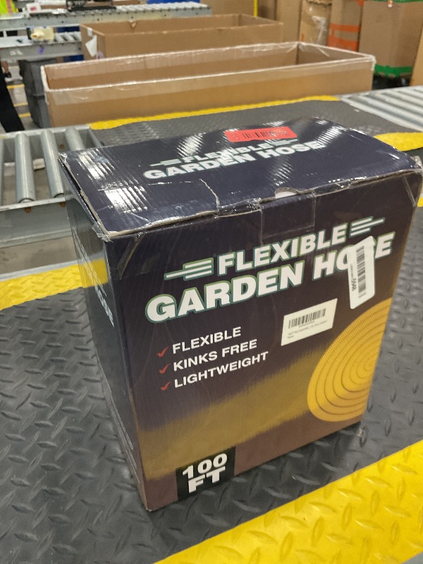 Photo 1 of 100 FT Non-Expandable Garden Hose, 2026 New Upgraded Flexible Water Hose, Ultra Lightweight Non-Expanding hoses with 10 Function Sprayer, Leak proof, Pressure Resistant for Yard, Outdoor