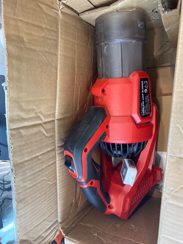 Photo 1 of *See Clerk Notes* 600 CFM Cordless Leaf Blower Compatible with Milwaukee 18V M18 Battery,150 MPH Ultra Lightweight Leaf Blower for Lawn Care&Driveway Cleaning, Handheld Battery Powered Blower with Turbo Mode, Tool Only