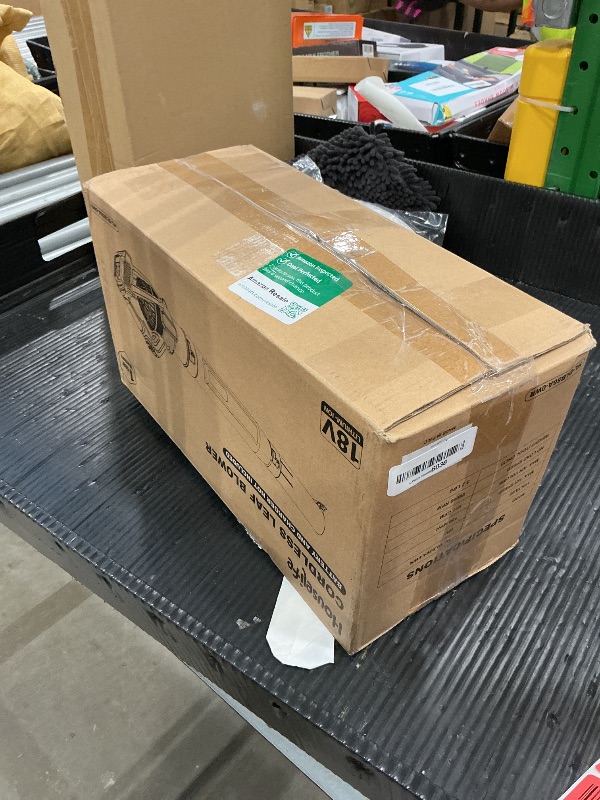Photo 1 of *See Clerk Notes* 600 CFM Cordless Leaf Blower Compatible with Milwaukee 18V M18 Battery,150 MPH Ultra Lightweight Leaf Blower for Lawn Care&Driveway Cleaning, Handheld Battery Powered Blower with Turbo Mode, Tool Only