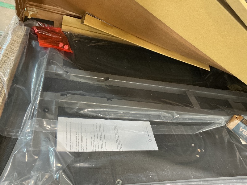 Photo 1 of [Damaged and only 1 box] Vari ComfortEdge Electric Standing Desk – 72x30 – Reclaimed Wood/Slate