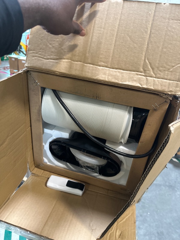 Photo 1 of ***FINAL SALE NO RETURN *** AMSTA AMCLI090EN, Mobile Air Conditioner, 9000 BTU, 2630W, 3 Modes (Air Conditioning, Dehumidification, Ventilation), 330 m3/H, 2 Speed, Remote Control, Timer, LED Screen, Drain Hose Provided