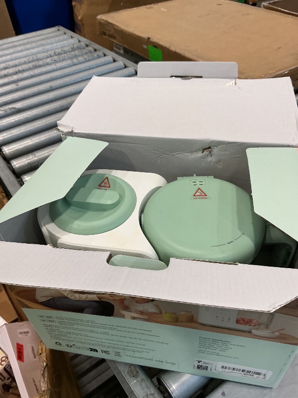 View 2 of !!HAS BEEN ~~USED!!!! MISSING UTENSILS!!
Momcozy AutoMeal Baby Food Maker – One-Step Auto Steam & Blend Food Processor, 15oz Large Cup & 6-Blade Design, Self-Cleaning, Auto 3-Stage Texture Settings for Effortless Homemade Baby Puree