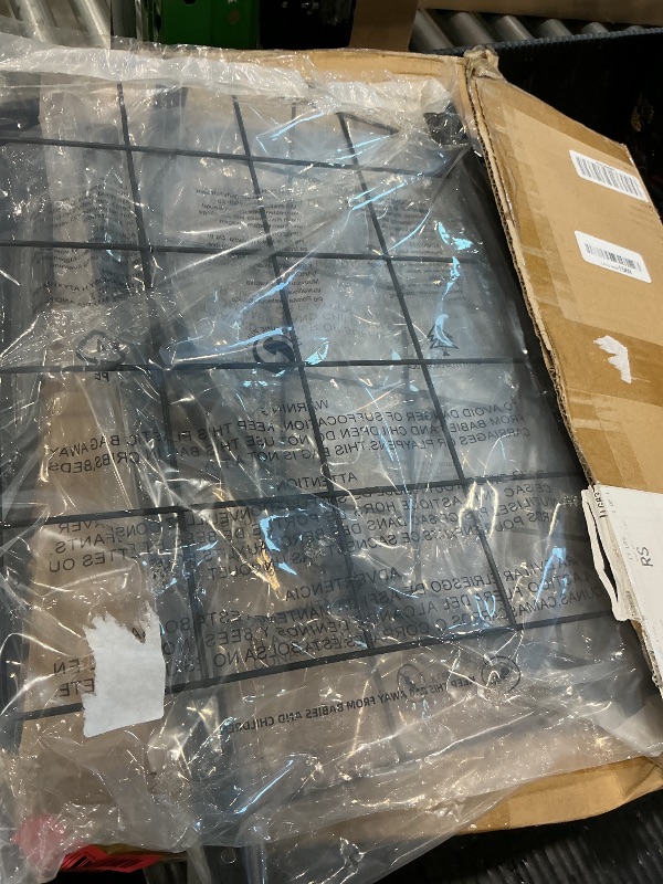 View 2 of [ONLY ONE GRID] [ NO SCREWS] [ MISSINGS PIECES] VGMiu Grid Wall Panel 2PCS Display Stand 2' x 5.2' FT Black Grid Wall Panels Movable Retail Display Racks Floorstanding Gridwall Heavy Duty with Wheel for Art Craft Photo Displays Fair Trade Show