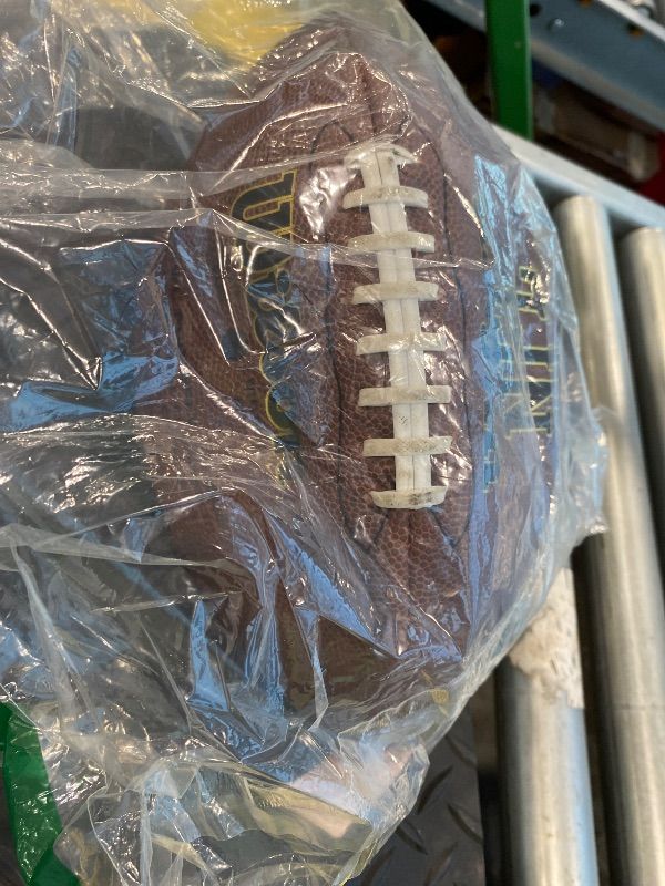 Photo 1 of [DOESN'T HOLD AIR WELL] WILSON NFL Super Grip Composite Football - Official Size, Brown