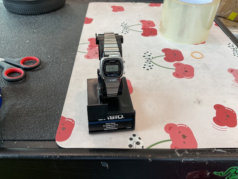 Photo 1 of Casio LA-670WA-1 Unisex Digital Watch, Silver
