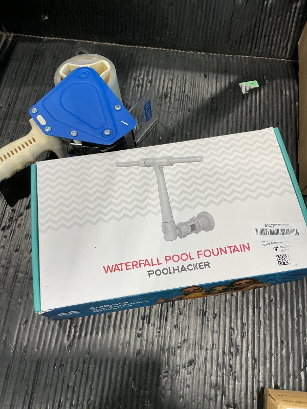 Photo 1 of [Patent Pending] 2025 Upgrade Pool Fountain - Dual Spray Water Fountains for Above Ground/Inground Pools, 2-in-1 Adjustable Waterfall Pool Sprinkler Fountain