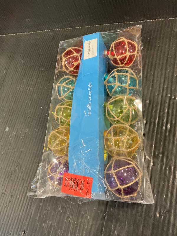 Photo 1 of ***BROKEN, SOLD FOR PARTS*** NIOSTA Lantern String Lights,Ocean Themed Nautical Fishing Float Ball Lights, Plug in & Connectable Multicolor