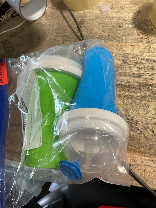 Photo 1 of 2 Packs Magic Quick Frozen Smoothies Maker - Portable Double Layer Slushy Maker Cup with Straw and Spoon, Gift for Everyone
