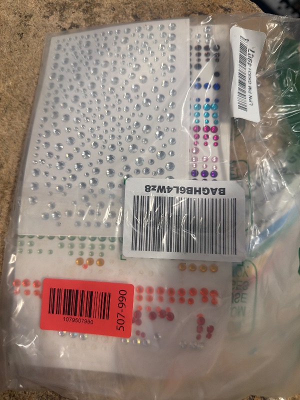 Photo 1 of 1250 Pcs Self Adhesive Rhinestones for Makeup Eyes 15 Colors Rainbow Rhinestones Face Jewels Face Gems Stick on, DIY Nail Makeup 3mm 4mm 5mm 6mm Rave Festival Accessories Costume for Women