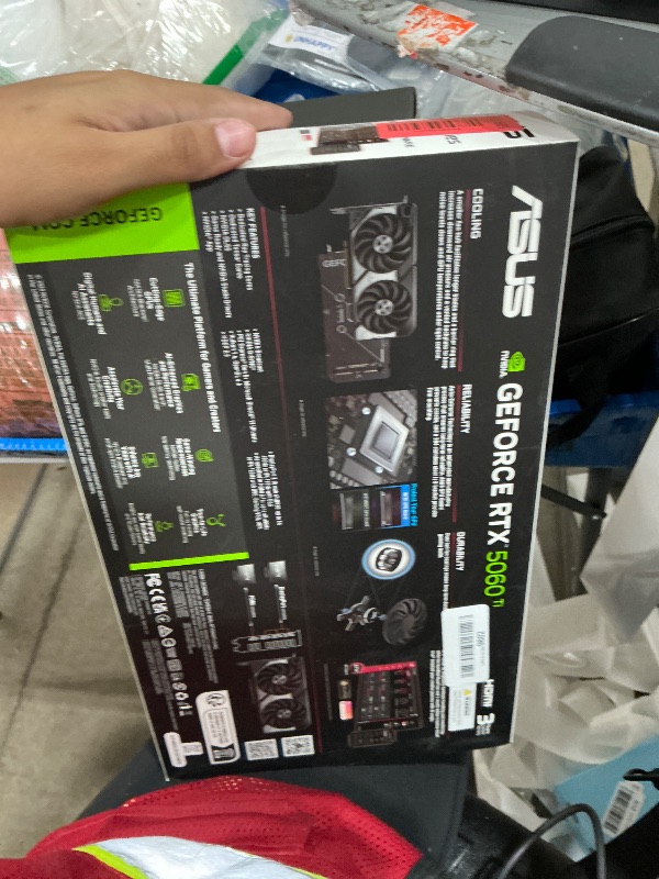 Photo 1 of ***UNABLE TO TEST***ASUS Dual NVIDIA GeForce RTX 5060 Ti 16GB OC Graphics Card