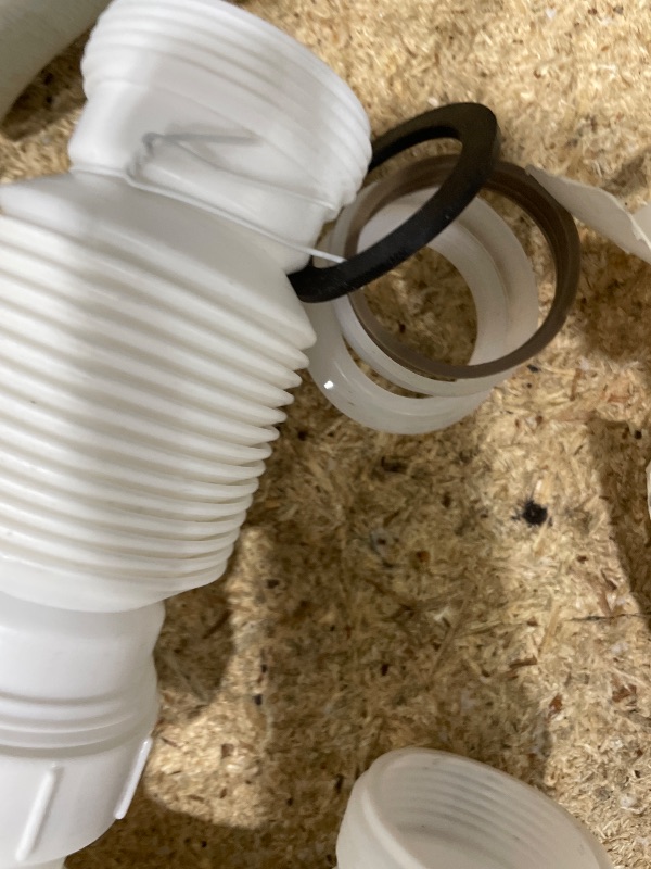 Photo 1 of 1 -1/2 inch flexible plastic drain p-trap