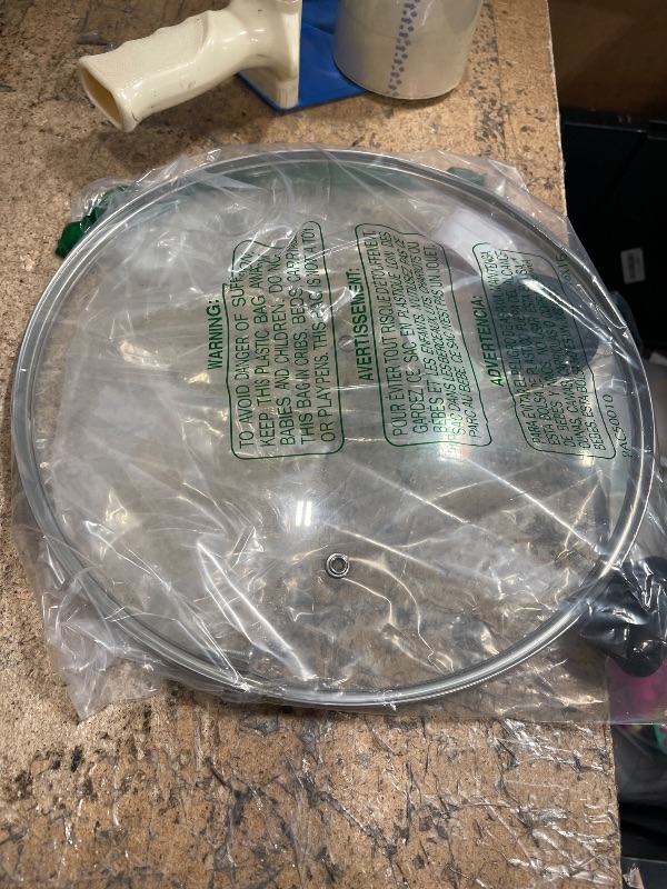 Photo 1 of 12 Inch Pan Lid, Tempered Glass Cover for Pots, Skillets & Frying Pan