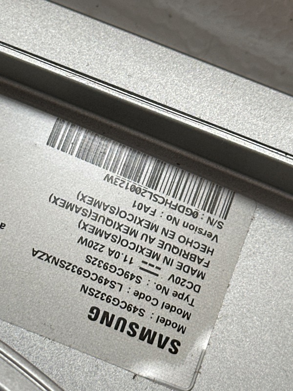 View 3 of ***DAMAGED*Parts Only*****
Samsung 49" Odyssey QD-OLED Curved Gaming Monitor