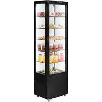 Photo 1 of ** damaged Front glass*
Labor Day VEVOR Refrigerated Display Case, 9.8 Cu.Ft./278L Large Pastry Display Case, 5-Tier Commercial Display Refrigerator with LED Lighting, TURBO Cooling, Frost-Free Air-Cooling, for Bakery