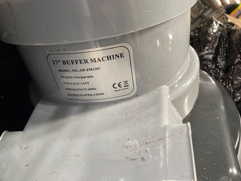 Photo 1 of 17" Heavy-duty Multi-Functional Floor Buffer Polisher Machine - Clean, Buff, Scrubb and Polish with Ease! Ideal for Carpets Too! Includes Optional Solution Tank, 2 Brushes and 3 Scouring Pads