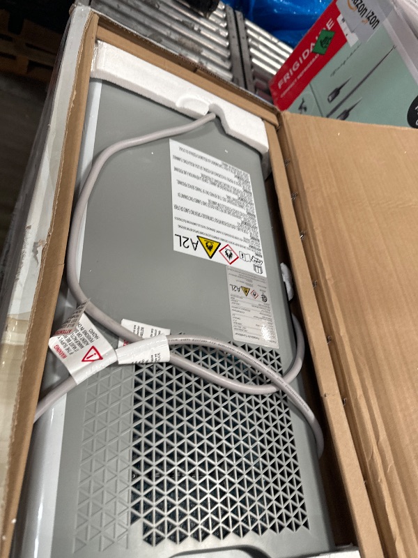 Photo 1 of 12000 BTU Portable Air Conditioner, 3-in-1 AC Unit with Cool/Dehumidify/Fan, Quiet Portable AC for Bedroom with Remote Control, Cools Up to 550 Sq.Ft, Window AC Unit Alternative with 360° Wheels