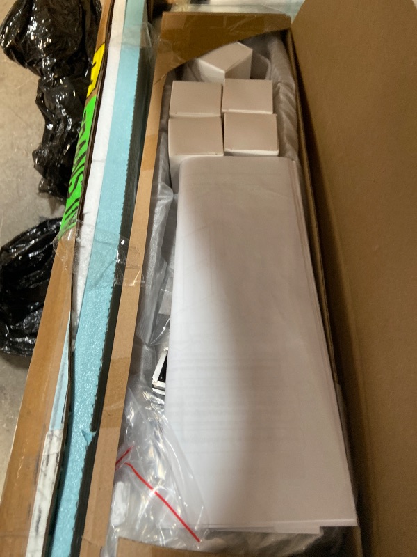 Photo 1 of **MISSING PIECES, FOR PARTS ONLY** Aurisal Frameless Sliding Shower Door, 56-60" W x 76" H, Brushed Nickel