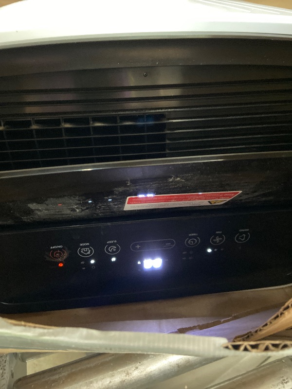 View 4 of 14,000 BTU Portable Air Conditioner, 4-IN-1 Portable AC Unit for Large Rooms Up to 750 Sq. Ft. with Cooling, Dehumidifier, Fan, Sleep, Auto Swing, LED Display, 24H Timer, Remote & Installation Kits