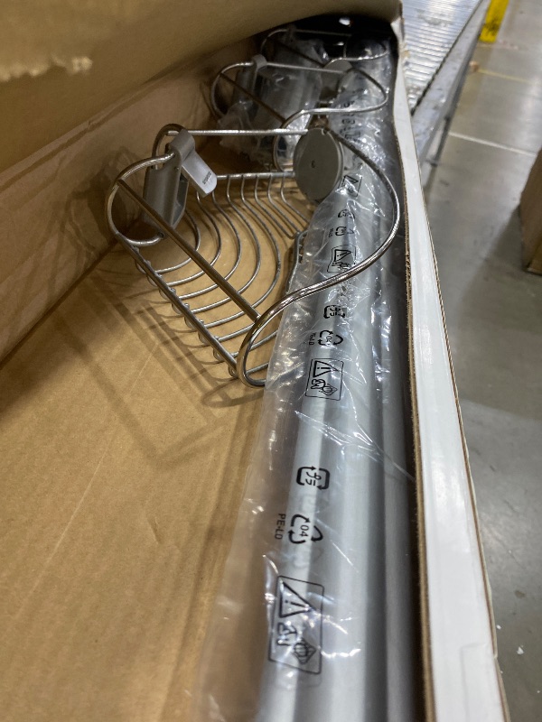 View 3 of ** Missing towel bar unit**simplehuman Tension Pole Shower Caddy
